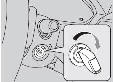 3. Turn the ignition switch to START