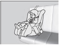 Forward-facing child seat placement