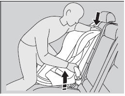 5. Grab the shoulder part of the seat belt near