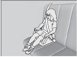 If a lap/shoulder seat belt cannot be used