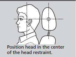 Your vehicle is equipped with head restraints