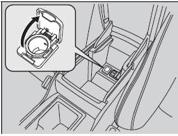 ■ Accessory power socket (console