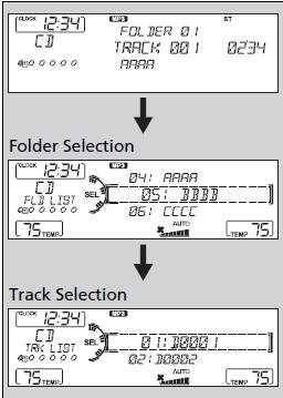 1. Press to switch the display to