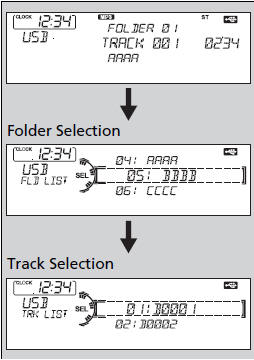 1. Press  to switch the display to