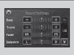 1. Select More, then Sound Settings.