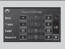 1. Select More, then Sound Settings.
