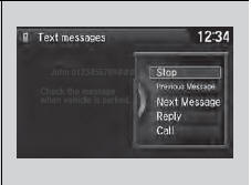 ■ Using the Stop or Read option