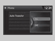 1. Go to the Phone Settings screen.