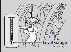 If the level is low, fill the washer reservoir.