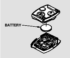 4. Remove the old battery and note the polarity. Make sure the polarity of the