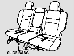 The left and right rear seats can be folded up separately to make room for cargo.