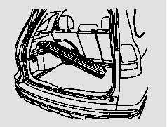 To store the dual deck cargo shelf, lift up either side of it, then move it as