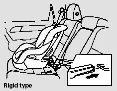 3. Place the child seat on the vehicle seat, then attach the seat to the lower
