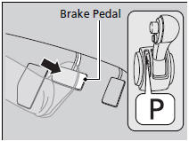 2. Check that the shift lever is in