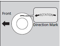 When the tires are rotated, make sure the air pressures are checked.