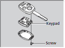 2. Open the keypad.