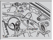 1. Remove the clips using a flat-tip screwdriver, then remove the upper part