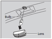 2. Remove the old bulb.