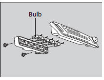 2. Remove the screw under each lens.