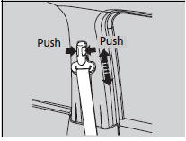 1.Move the anchor up and down while holding the release button.