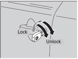 Locking/Unlocking the Doors Using a Key