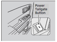 Power Tailgate Close Button