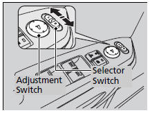 Mirror position adjustment