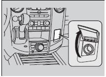 Accessory power socket (console compartment)