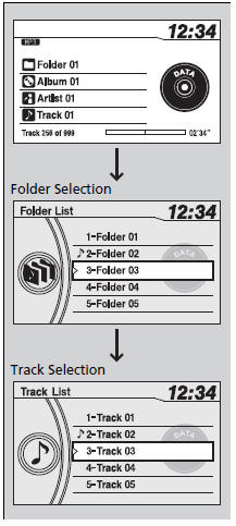 1. Press  to switch the display to