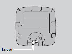 2. To open the tailgate, push the tailgate